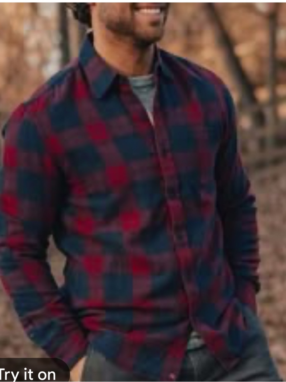 The Normal Brand Dakota Flannel Shirt Men’s L Red Navy Plaid Button Up NWT